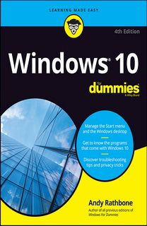 Windows 10 For Dummies 4th Edition by Andy Rathbone €5.99 Only!